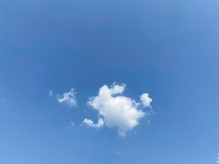 beautiful and clear sky with cloud in the day, clear blue sky and cloud, nice weather