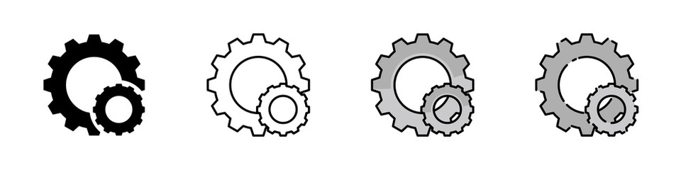 Set of gear set vector design