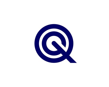 QG GQ letter logo design vector template