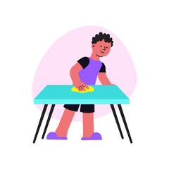 Rubbing Table Clean Composition