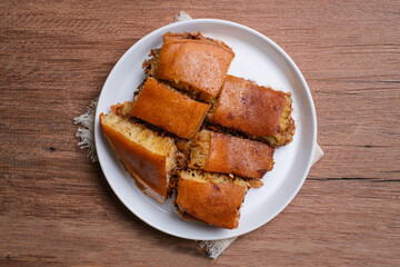 Martabak manis is Indonesian stuffed sweet pancake filled with roasted peanut and chocolate