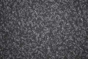 Texture with ice crystals on dark ice