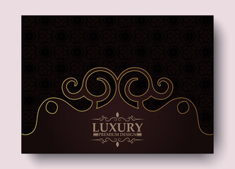 Elegant pattern style dark background