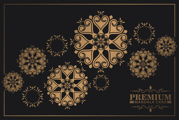 Luxury mandala background concept