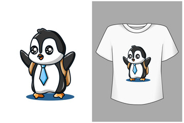 Mockup cute cat with love letter cartoon illustration