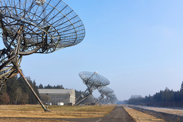 Westerbork Synthesis Radio Telescopes built on the site of the former World War 2 nazi detention and transit camp Westerbork.
