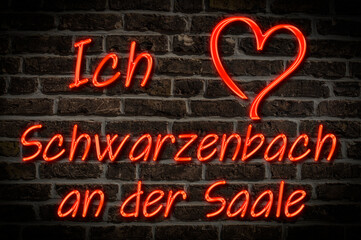 Obraz premium Schwarzenbach an der Saale