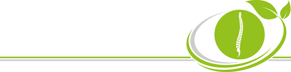 Wirbelsäule und Blätter, Rücken, Orthopädie und Massage Hintergrund