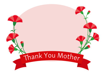 母の日 カーネーション リボン フレーム15