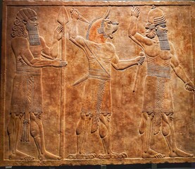 ancient egyptian bas relief