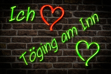 Obraz premium Töging am Inn