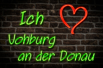 Obraz premium Vohburg an der Donau