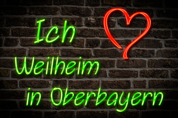 Obraz premium Weilheim in Oberbayern