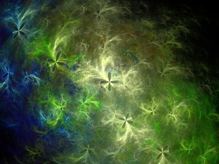 Imaginatory fractal background generated Image