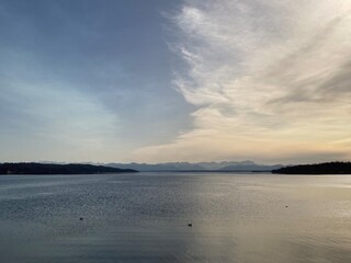 Obraz premium Starnberger See im Winter
