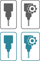 cnc machine icon