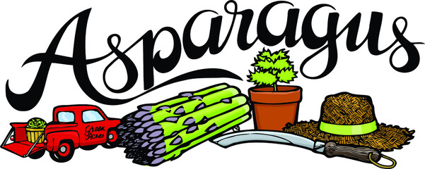 Asparagus | Vegetables | Garden Labels
