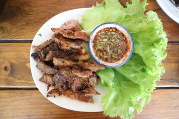 grilled beef , roasted beef or beef steak