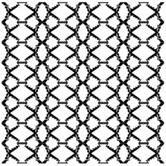 Ethno design blocks, black white Aztecs