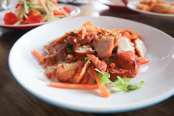 belly of pork, pork or fried pork