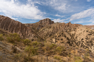 mountainous area in southern Spai