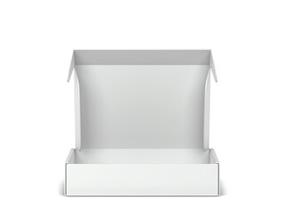 Blank tuck in flap packaging box mockup