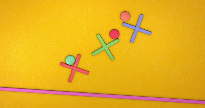 3d recreation of spinning contraption with cascading balls. Concept available for advertising