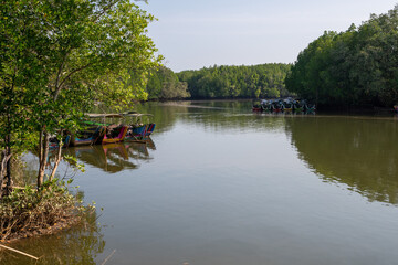 boat on the river