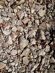 Small white stones arranged from above. great for the background