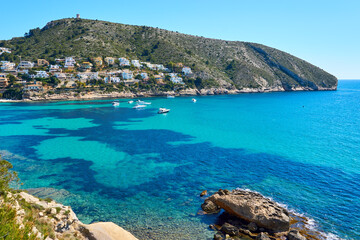 Moraira Views .El portet and Moraira harbour 