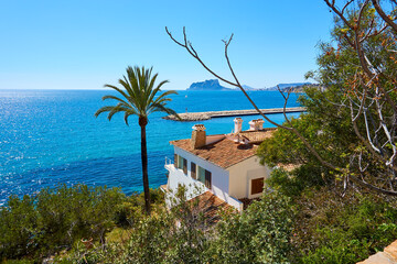 Moraira Views .El portet and Moraira harbour 