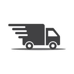 Vector Delivery Icon Design. Online shopping icon fast delivery truck icon. Vector illustration
