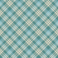 Plaid seamless pattern. Vector background of textile ornament. Flat fabric design.
