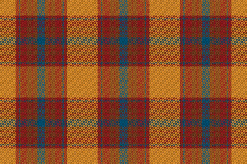 Plaid pattern seamless. Check fabric texture. Stripe square background. Vector textile design.