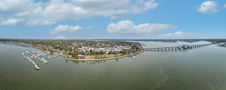 Panoramic Downtown Beaufort, SC