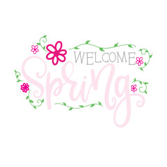 Welcome Spring - SVG