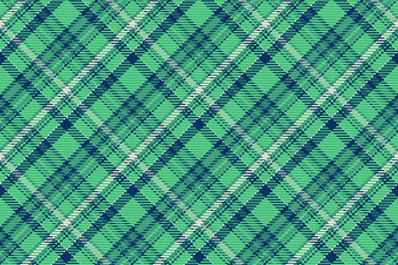 Seamless pattern of scottish tartan plaid. Repeatable background with check fabric texture. Vector backdrop striped textile print.