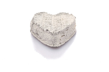 Goat cheese with heart shape