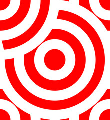 japanese pattern red. white and red circles
