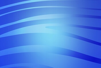 Light BLUE vector template with curved lines.