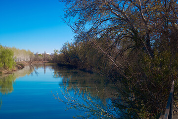 rzeka tag woda przyroda aranjuez hiszpania