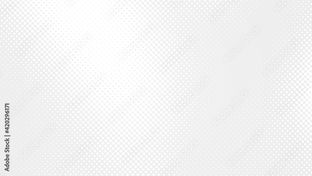 Canvas Prints dot white gray wave light technology texture background. abstract big data digital concept. 3d rende