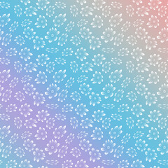 seamless abstract background with flowers 