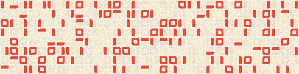 Abstract Geometric Pattern generative computational art illustration