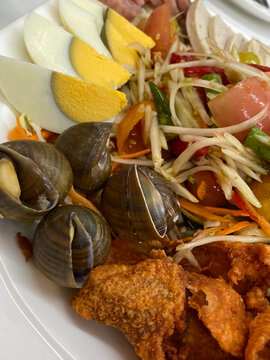 mussels with seafood