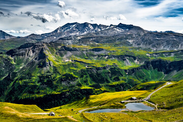 High Alpine Landscape With Mountains In National Park Hohe Tauern In Austria