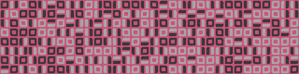 Abstract Geometric Pattern generative computational art illustration