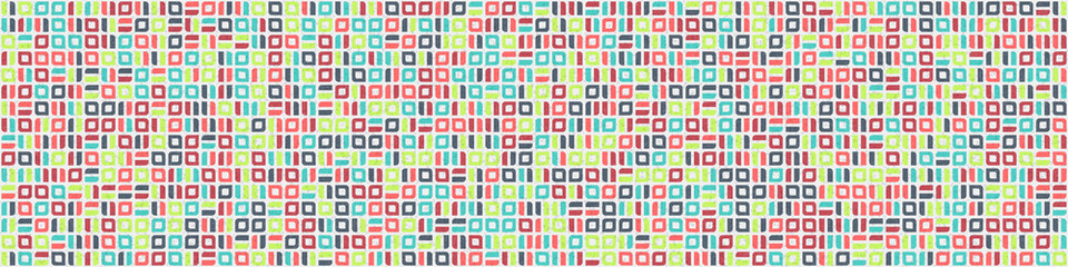 Abstract Geometric Pattern generative computational art illustration