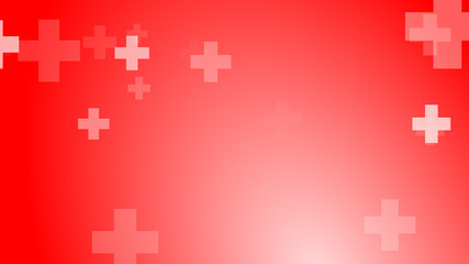 Medical health red cross pattern healthcare background.