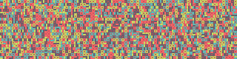 Abstract Geometric Pattern generative computational art illustration